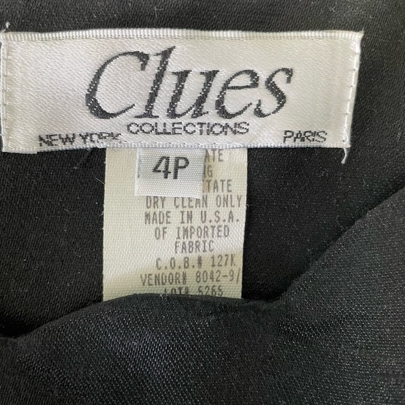 Black Satin Sleeveless Fit & Flare Mini Dress - Picture 4 of 5